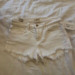 NWT White jeans shorts